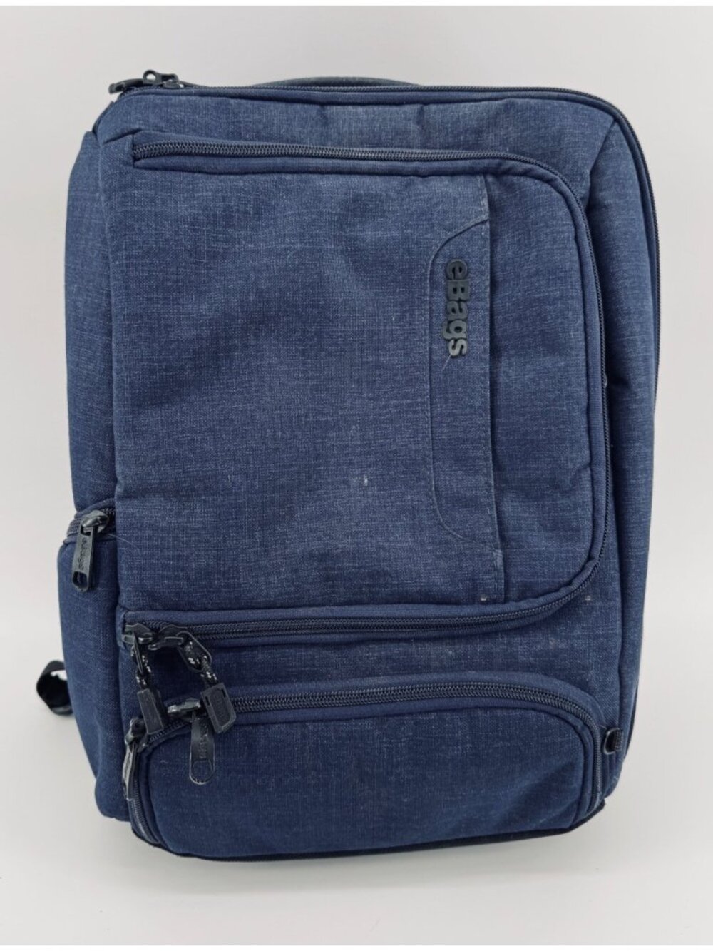 eBags Professional Slim Laptop Backpack EB2146-15.5 Indigo Blue Travel Work Bag